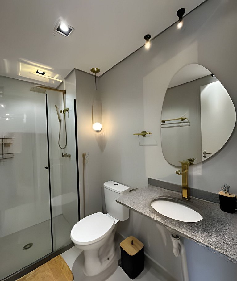 2 quartos com Ar em Moema 10 minutos de Congonhas