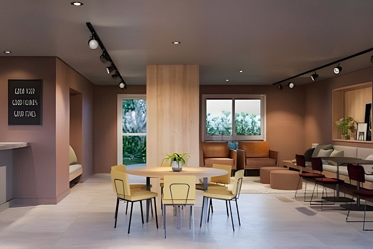 2 quartos com Ar em Moema 10 minutos de Congonhas