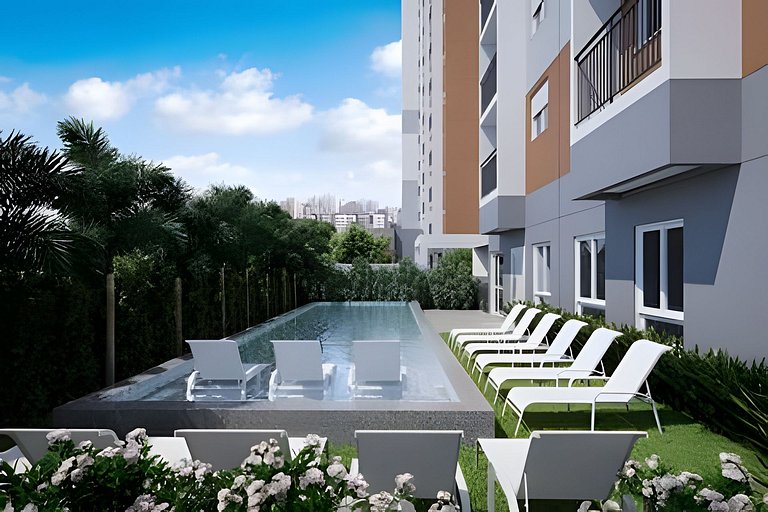 2 quartos com Ar em Moema 10 minutos de Congonhas