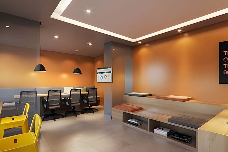 2 quartos com Ar em Moema 10 minutos de Congonhas