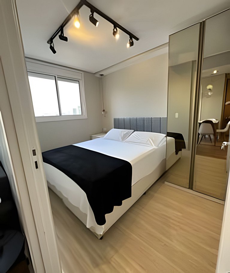 2 quartos com Ar em Moema 10 minutos de Congonhas