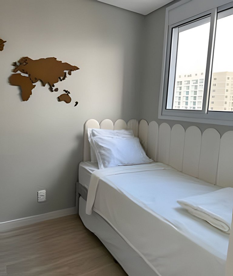 2 quartos com Ar em Moema 10 minutos de Congonhas