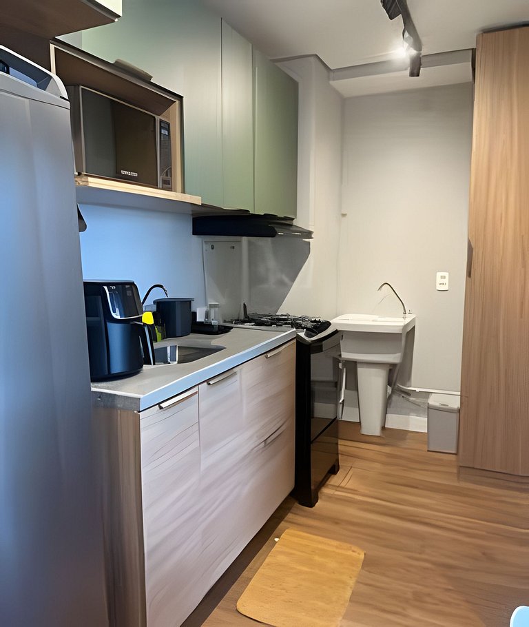 2 quartos com Ar em Moema 10 minutos de Congonhas